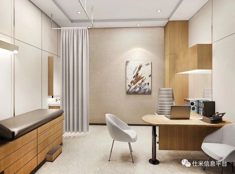 Opd Room Interior Design, Doctor Room Design Interiors, Obgyn Clinic Interior Design, Hospital Table Design, Doctor Cabin Interior Design, Doctor Office Interior Design, Hospital Room Interior Design, Doctor Consulting Room, Doctors Cabin