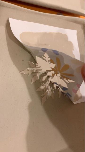 Rachel Schultz on Instagram: "This technique is one of my favorite ways to add texture. Thick slip over stencils then peeled away is also SO SATISFYING! . . . #slip #potterydesign #pottery #relief #rachelschultzpottery #potteryprocess" Slip Stencil Pottery, Slip Designs Pottery, Pottery Relief, Pottery Slips, Pottery Slip, Glaze Combos, So Satisfying, Pottery Designs, Ceramic Pottery