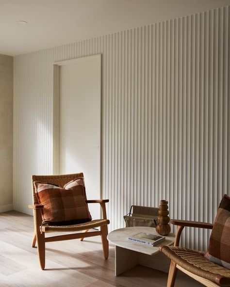 Modern Wall Paneling, Afternoon Coffee, Modern Beach House, Bed Wall, Murphy Bed, Sitting Room, The Mood, Living Room Wall, Modern Wall