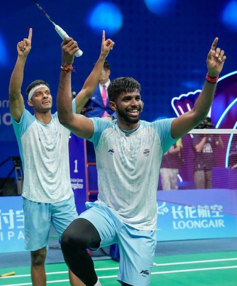 Chirag Shetty, along with his partner Satwiksairaj Rankireddy, is setting an exemplary precedent. The duo, known for their on-court prowess, has taken a significant step towards contributing to a noble cause, resonating far beyond the badminton court. This move marks a new chapter in their already illustrious careers, intertwining their sporting achievements with a deep-seated commitment to societal progress. Chirag Shetty and Satwiksairaj Rankireddy Triumph at the Asian Games Via-Twi... Badminton Court, Asian Games, Young Athletes, Charity Auction, Social Change, Young Life, Greater Good, Graffiti Characters, Sports Memorabilia