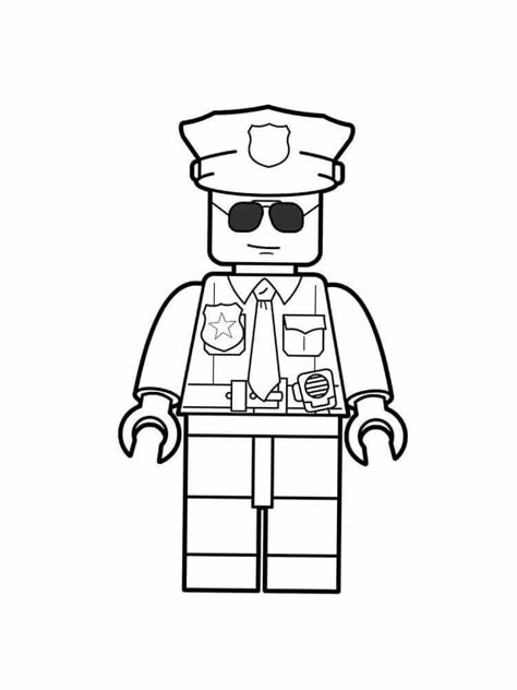 Police Coloring Pages, Lego Coloring Sheet, City Coloring Pages, Lego Police Station, Kids Halloween Coloring Pages, Coloring Pages For Kids Christmas, Coloring Pages For Kids Boys, Fall Coloring Pages For Kids, Thanksgiving Coloring Pages For Kids