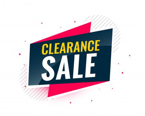 Clearance sale banner in creative design Free Vector Clearance Sale Banner, Clearance Sale Poster, Cover Page Template, Business Brochure Design, Business Banner, Banner Template Design, Sale Banner, Visiting Cards, Business Brochure