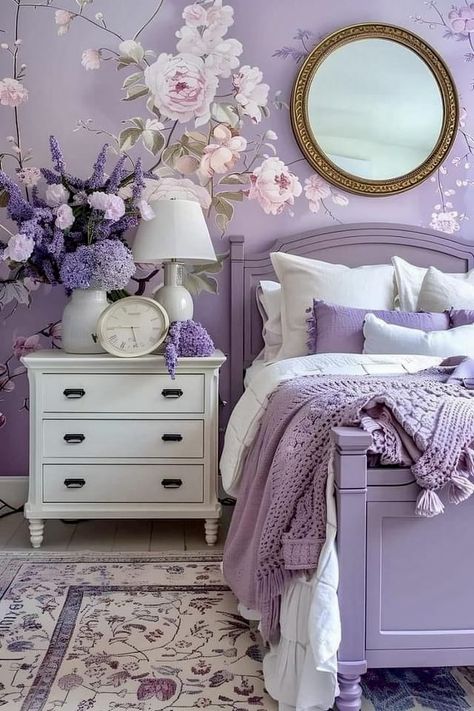 Lilac bedroom ideas