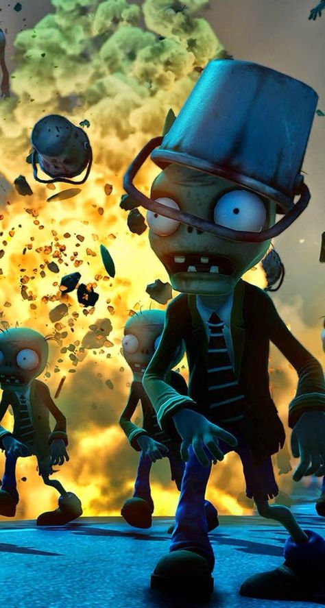 Plants vs Zombies Wallpapers Check more at https://www.backgroundscool.com/games/plants-vs-zombies-wallpapers/ Pvz Wallpaper, Zombie Background, Zombie Wallpaper, Cracked Wallpaper, Plant Zombie, Plantas Vs Zombies, Zombie Party, Zombie Movies, Zombie 2