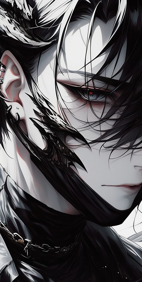 Vampire Anime Wallpaper, Cold Anime Guy, Vampire Anime Guy, Cold Pfp, Unique Oc, Vampire Anime, Hot Vampires, Dnd Funny, Inspirational Illustration