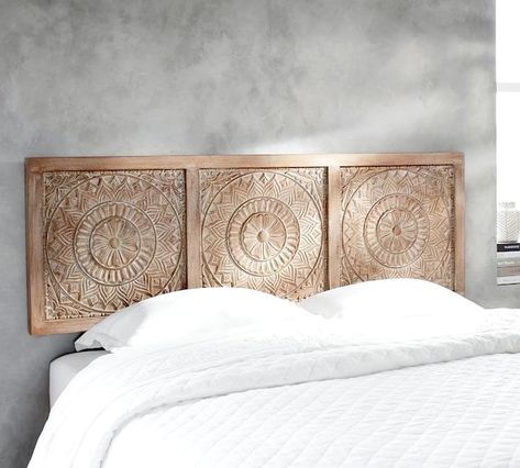 11 Unusual Headboard Ideas To Make You Go Wow • One Brick At A Time Wooden Headboards, Dorm Headboard, Creative Headboard, Headboard Diy, Carved Headboard, Headboard Upholstered, Headboard Ideas, Wooden Bedroom, Diy Headboards