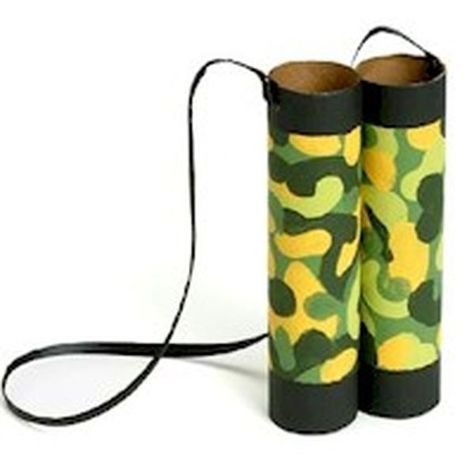 Are the kids ready to take a craft adventure on the high seas or in the jungle? Make these easy Binoculars to complete the outfit and add to their fun. if the kids are planning to go on a scavenger hunt or and I Spy adventure. This craft project will add to the anticipation and fun. #kids #crafts #binocular #safari #adventure #recycle #teachers #parents #homeschool #unschool #vbs #jungle #imagination #cardboardtubes Spy Gear For Kids, Binocular Craft, Giraffe Ears, Safari Crafts, Jungle Crafts, Vacation Bible School Craft, Toilet Roll Craft, Bible School Crafts, Vbs Crafts