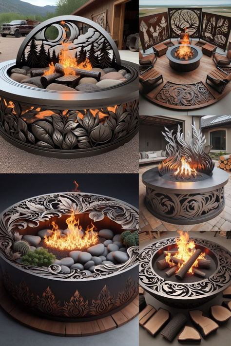 Diy Welding Projects for Firepits Instan Download From ETSY Diy Welding, Diy Metal, Metal Projects, Welding Projects, Fire Pit, Diy Projects