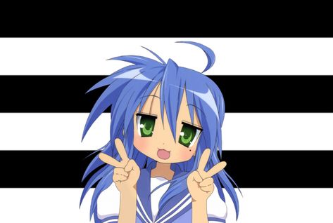 Hetero Flag, Straight Flag, Konata Izumi, 2000s Anime, Cool Pokemon Wallpapers, Moe Anime, Cool Pokemon, Lucky Star, Hello Kitty