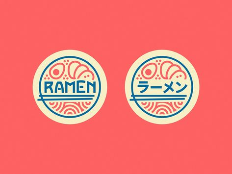 Ramen by Gustavo Zambelli on Dribbble Ramen Logo, Logo Design Agency, Food Branding, Online Logo Design, Identity Design Logo, Asian Design, Unique Logo, Brand Identity Design, Identity Logo