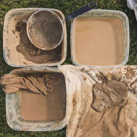 This is WILD CLAY! (Not melted ice cream, unfortunately). I'm learning to process clay from natural dirt from my yard and so far it is a very rewarding experience 😊 How cool??? I love this because it's what all of this is about- how something can look or seem as hopeless and as messy as a pile of dirt and still can be used and made beautiful. Praise God for these lessons in the hope He provides. While I am still learning and don't plan on using this for functional ware/dishes, perhaps there... Melted Ice Cream, Wild Clay, I Am Still Learning, The Hope, Praise God, Ice Cream, Yard, Moon, Ceramics