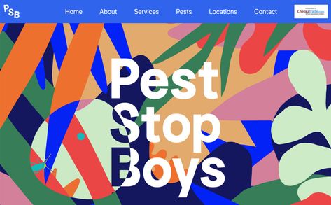 Siteinspire | Pest Stop Boys Latest Web Design Trends, Website Trends, Trends 2025, Ecommerce Web Design, Ecommerce Web, Web Design Trends, Graphic Design Trends, Web Layout Design, Web Layout