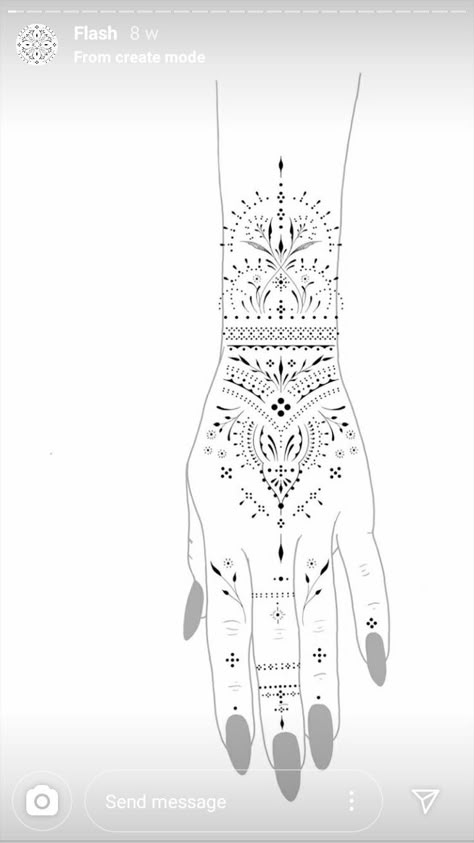 Hand Ornamental Tattoo, Boho Hand Tattoos, Hand Mandala Tattoo, Floral Ornamental Tattoo, Ornamental Hand Tattoo, Mandala Hand Tattoo, Blatt Tattoos, Henna Tattoo Stencils, Mandala Hand Tattoos