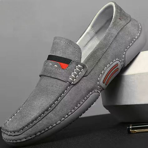 Cheap Men's Casual Shoes, Buy Quality Shoes Directly from China Suppliers:WEH Luxury man moccasin Fashion Men Sneakers Suede Leather trend Men Loafers Golf shoes Slip On Flats Mens Driving Shoes Soft Enjoy ✓Free Shipping Worldwide! ✓Limited Time Sale ✓Easy Return. Mens Driving Shoes, Mens Fashion Casual Shoes, Leather Trend, Driving Shoes Men, Business Casual Shoes, Shoes World, Shoes Buy, Driving Moccasins, Slip On Flats