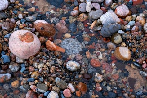 7 Michigan Campgrounds With Phenomenal On-Site Rock Hunting — Mi Roadtrip Michigan Campgrounds, Lake Michigan Stones, Michigan Camping, Gem Hunt, Michigan Adventures, Michigan Road Trip, Road Trip Places, Michigan Beaches, Rock Hunting