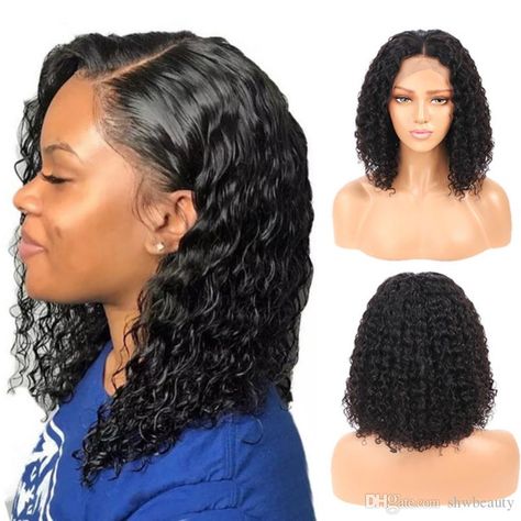 Brazilian Hair Wigs Curly For Black Women Short Bob Pre Plucked Human Virgin Short Bob Lace Front Curly Natural Wig With Baby Hair Lace front Curly Natural Wig Brazilian Hair Wigs Lace front Curly Wig Online with $484.38/Piece on Shwbeauty's Store | DHgate.com Bob Riccio, Frontal Bob, Lace Frontal Bob, Curly Full Lace Wig, Brazilian Lace Front Wigs, Black Curly Wig, Cheap Human Hair Wigs, Brazilian Hair Wigs, Wigs Short