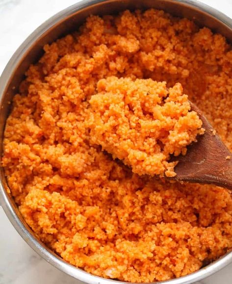 Quick Moroccan Tomato Couscous - Sims Home Kitchen Tomato Couscous, Sims Home, Couscous Recipe, Couscous Recipes, African Recipes, African Food, Couscous, Tomato Sauce, 30 Minutes