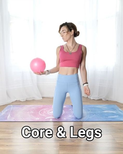 𝕁𝕠𝕒𝕟𝕒 𝕍𝕒𝕣𝕓𝕚𝕔𝕙𝕜𝕠𝕧𝕒 | Online Home Workouts on Instagram: "🩷 Pilates Mini Ball Core & Legs Workout 💪🏻 3 rounds in total ✔️ Share & Save 🙌🏻  #PilatesLovers #PilatesMiniBall #Pilates" Tabata Workout, Pilates Mat, Tabata Workouts, Mat Pilates, Big Balls, Home Workouts, Legs Workout, Sciatica, Pilates Workout