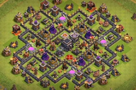 TH9 Coc Top Bases Town Hall 9 Base, Clash Of Clans Levels, Clas Of Clan, Coc Clash Of Clans, Nintendo Ds Pokemon, Clash Of Clans Game, Clash Of Clans Hack, Cool Pokemon Wallpapers, Astronaut Wallpaper