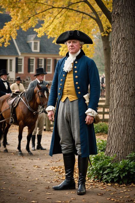 Step Back in Time: The Living History of Colonial Williamsburg 18th Century America, Colonial Aesthetic American, Colonial Fashion, Colonial Aesthetic, American Colonial Style, 1780s Fashion, Colonial Williamsburg Va, Pioneer Days, Tricorn Hat