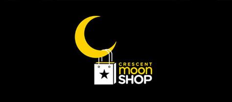 Crescent Moon Shop Moon Store, S Logo Design, Moon Logo, A Logo Design, Branding Your Business, Clothing Logo, Shop Logo, Logo Designs, Crescent Moon