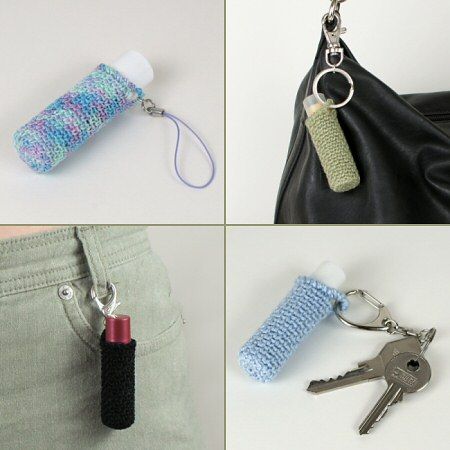 Chapstick Lip Balm, Reverse Single Crochet, Crochet Keychain Pattern, Lip Balm Tubes, Lip Balm Holder, Chapstick Holder, Crochet Keychain, Thread Crochet, Crochet Accessories