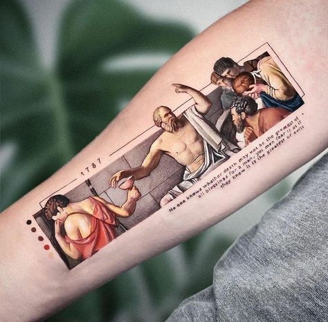 Cool Forearm Tattoos, Inspiration Tattoos, Greek Tattoos, Aesthetic Tattoo, Socrates, Elegant Tattoos, Sleeve Tattoo, Forearm Tattoos, Creative Tattoos