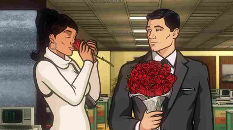 Lana From Archer Cartoon | Sterling Archer (voice of H. Jon Benjamin) and Lana Kane (voice of ... Archer And Lana, Archer Lana, Lana Kane, Archer Cartoon, Archer Tv Show, Adam Reed, Sterling Archer, Aisha Tyler, Kenny Loggins