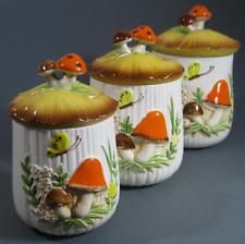 Item image Merry Mushroom, Vintage Mushroom, Mushroom Decor, Canister Sets, Dream House Decor, Retro Kitchen, Vintage Home, Decor Vintage, Set Vintage