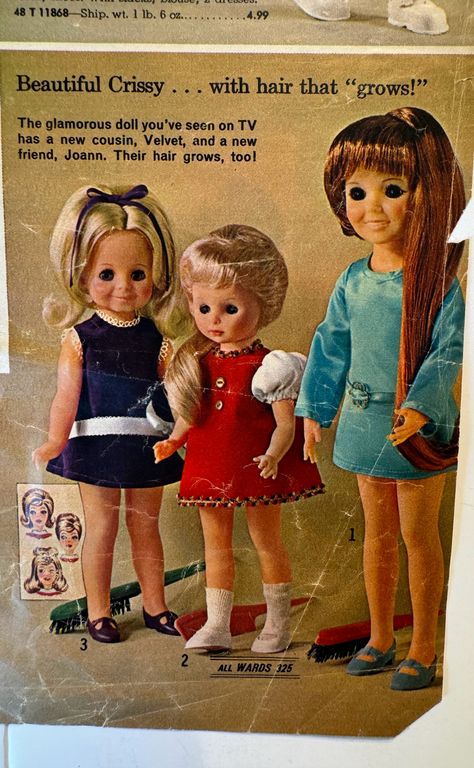 Velvet Dolls, Crissy Doll, Retro Stuff, Children Toys, Doll Stuff, Vintage Dolls, Vintage Ads, Dolls Handmade, Vintage Toys