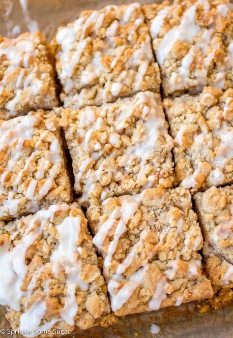 Pumpkin Streusel Coffee Cake, Pastries Breakfast, Almond Coffee Cake, Pumpkin Streusel, Fruit Sauces, Pumpkin Coffee Cake, Almond Pound Cakes, Streusel Coffee Cake, Pumpkin Coffee Cakes