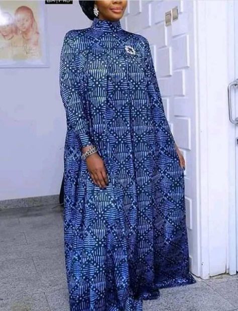 50 Best Kampala/Adire Dress Designs for Ladies 2022-2023 - Claraito's Blog Adire Designs, Kampala Gown Styles For Ladies, Kaftan Styles, Bubu Gown Styles, Dresses For Ladies, Long African Dresses, Best African Dresses, African Fashion Skirts, African Dresses Modern