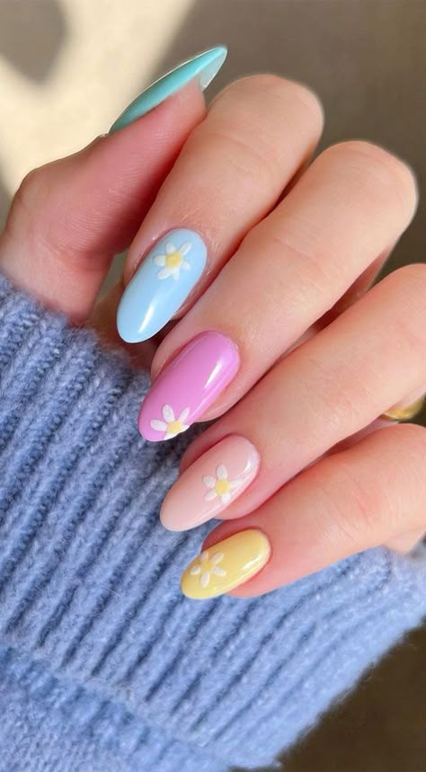 spring nails colors, spring nails ideas, classy spring nail designs, spring nails short, spring nails Acrylic, spring nail designs for short nails, spring nails 2023, cute spring nails 2023, pastel nails, floral nails Spring Nail Polish Colors, Spring Break Nails, Simple Spring Nails, Broken Nails, Colorful Nails, Cute Summer Nails, Spring Nail Art, Pastel Nails, Spring Nail