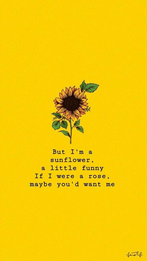 Sunflowers Wallpaper, Sunflower Quotes, Wallpaper Disney, Wallpaper Flower, Sunflower Wallpaper, Wallpaper Tumblr, Iphone Prints, Yellow Wallpaper, Yellow Aesthetic