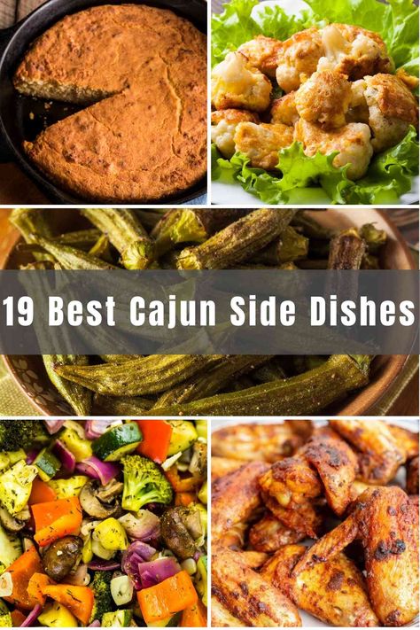 New Orleans Vegetable Dishes, Cajun Chicken Side Dish, What Side Dish Goes With Gumbo, Cajun Buffet Ideas, Cajun Chicken Sides, Cajun Sides Dishes Louisiana, Crawfish Side Dishes, Sides For Cajun Food, Sides For Cajun Pasta