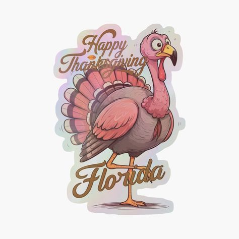 Get my art printed on awesome products. Support me at Redbubble #RBandME: https://www.redbubble.com/i/holographic-sticker/Disguised-turkey-Florida-Thanksgiving-by-BlackCoralArt/166176385.A3LW6?asc=u Florida Thanksgiving, Disguised Turkey, Refrigerator, My Art, Awesome Products, Thanksgiving, Florida, Art Prints, For Sale