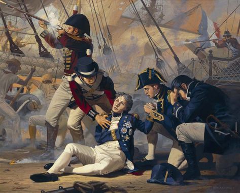 Horatio Nelson, Modern World History, Master And Commander, Lord Nelson, Marine Artist, Hms Victory, Marine Art, Naval History, Historical Painting