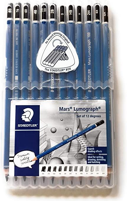 Lead Pencil, Art School Supplies, Led Pencils, Study Stationery, Art Pencils, Back To School Essentials, Pencil Boxes, Graphite Pencils, Plastic Box Storage