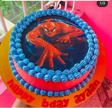 Spiderman Cake Birthday For Kids, Spiderman Cake Birthday, Pastel Spiderman, Spiderman Birthday Party Decorations, Spiderman Birthday Cake, Spiderman Birthday Party, Spiderman Cake, Phone Wallpaper Pink, Spiderman Birthday