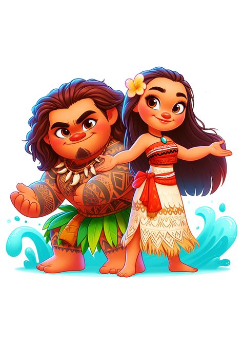 Moana Drawings Easy, Moana Background, Moana Cartoon, Moana Clipart, Moana Drawing, Diy Cake Topper Printable, Drawing Disney Characters, Vr Logo, Moana And Maui