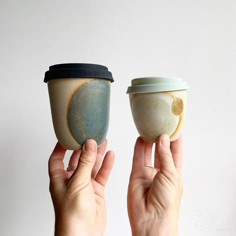 Eco Coffee Cup, Takeaway Coffee Cups, Takeaway Coffee Cup, Keep Cup, Takeaway Coffee, Handmade Ceramics Plates, Kitchen Goods, Unique Products Design, Reusable Coffee Cup