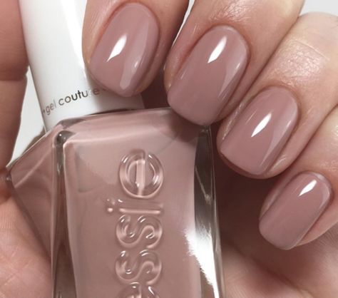 essie gel couture taupe of the line Taupe Nail Designs, Taupe Nails Designs, Taupe Nail Polish, Chinese Boat, Taupe Nails, Boho Nails, Essie Gel Couture, Nail Art Pictures, Gel Couture