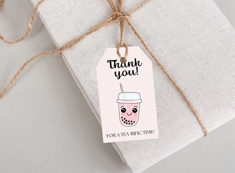 Show your appreciation with a sweet and unique touch! 🥤✨ These Bubble Tea Thank You Tags are the perfect way to express gratitude after your boba tea-themed event. Attach them to party favors, gifts, or treat bags for a delightful finishing touch. Customize them with your message and make your thank-yous as memorable as the party itself. Say 'thanks' in style with these adorable printables! 🙌💕 #BubbleTeaParty #ThankYouTags #BobaTeaFavors #Gratitude Boba Partea, Boba Birthday, Par Tea, Tea Favors, Bubble Tea Boba, Thank You Party, Express Gratitude, Party Bundles, Boba Tea