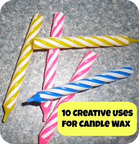 10 Creative Uses for Candle Wax Reuse Candle Wax, Candle Wax Art, Leftover Candle Wax, Birthday Candles Diy, Leftover Candle, Candle Reuse, Save More Spend Less, Wax Art, Money Savers