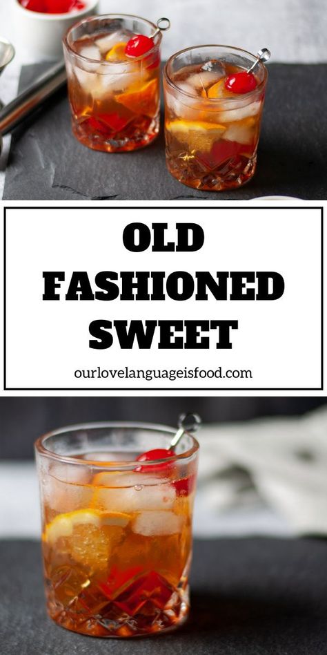 Old Fashioned Mix Recipe, Wisconsin Old Fashioned, Brandy Old Fashioned, Basic Cocktails, Old Fashion Cocktail Recipe, Brandy Cocktails, Old Fashioned Recipe, Alcohol Beverages, Making Wine