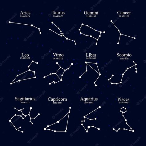 Feb 21 Zodiac Signs, Zodiac Constellation Art, Leo Constellation Tattoo, Constellation Chart, Constellation Zodiac Signs, 12 Constellations, Aquarius Constellation, Constellation Jewelry, Constellation Art