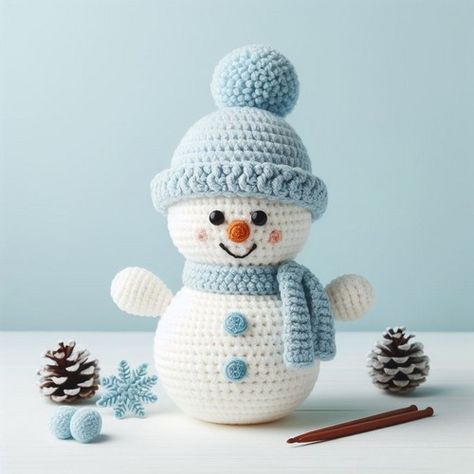 Crochet Snowman Applique Free Pattern - All Amigurumi Free Crochet Pattern For Snowman, Large Snowman Crochet Pattern, Crochet Pattern Snowman Free, How To Crochet A Snowman, Crochet Christmas Snowman Free Pattern, Easy Crochet Snowman, Snowman Free Crochet Pattern, Crochet Mini Snowman, Crochet Snowman Hat Free Pattern