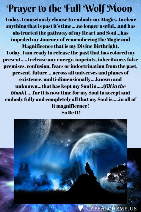 Wolf Moon Prayer, Wolf Moon Ritual 2024, Wolf Moon Ritual, January Magick, Full Wolf Moon, January Full Moon, January Moon, Full Moon Spells, Moon Today