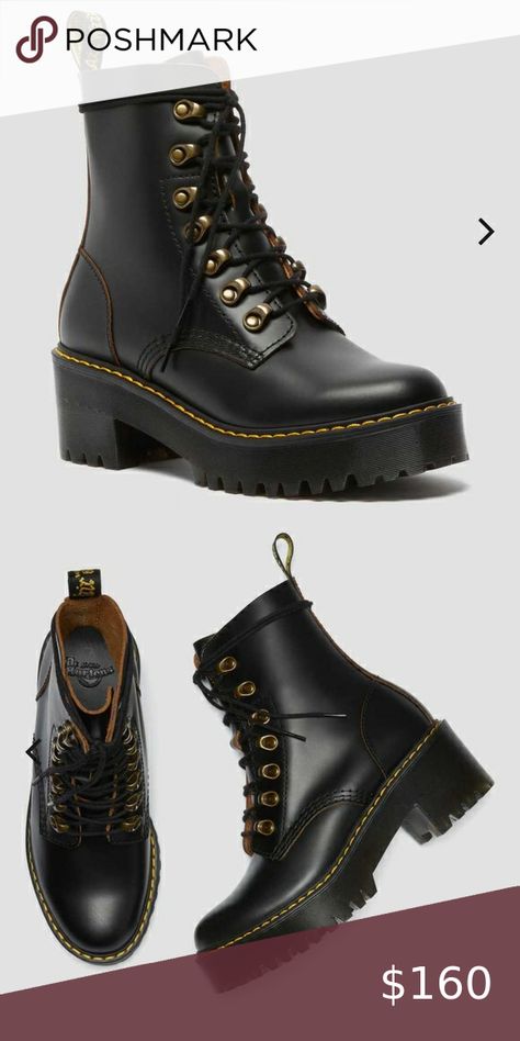 Dr. Marten Leona boot size 7 Dr Marten Leona, Martens Boots, Dr Martens Boots, Dr. Martens, Size 7, Outfit Inspo, Boots, Fashion Trends, Closet