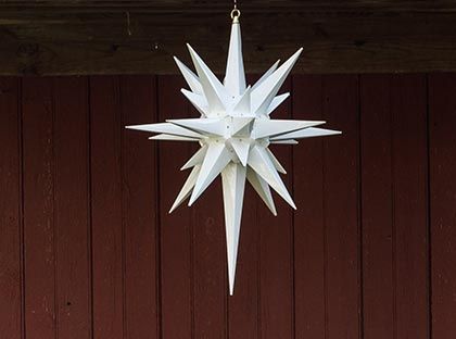 Welcome to MoravianStars.com - Moravian Stars - Moravian Stars, Holiday How To Make Moravian Stars, Diy Moravian Star Tree Topper, Moravian Star Light, Christmas Paper Craft, Moravian Star, Trees Christmas, Star Tree Topper, Star Of Bethlehem, Star Diy